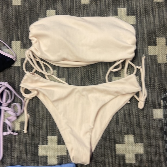 Bundle (3) Large Bikinis (Tan & Blue Are Brand New Never Worn ) - Picture 3 of 4